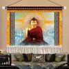 Maestro Loto Estudiante Palacio Potala Tíbet Pintura Colgante de Tela Tíbet Colgante de Tela Fondo de Casa de Huéspedes Decorativo Tela Mural Tapiz