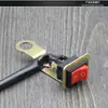 Interruptor de Faros de Fuente de Alimentación Modificada para Vehículo Eléctrico de Motocicleta Ensamblaje de Botón de Interruptor Adicional de Espejo Retrovisor Agujero para Tornillo Instalación de Interruptor