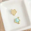 Aleación Gota de Aceite Flor Fresca Hoja de Ginkgo Ins Pequeña Fragancia Collar Pendientes Pulsera Colgante de Joyería DIY