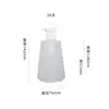 Nueva Botella de Aceite de Baño de 320 ml, Material de Empaque Cosmético Transparente de PE de Pared Gruesa, Botella con Cabezal de Bomba de Presión de Forma Especial, Botella Vacía de Plástico