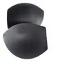 Sutiã esportivo de tecido com oito furos, imitação de látex de fábrica, roupa íntima, almofada de mama de esponja fixa, sem deslocamento, copo de molde multi-tamanho