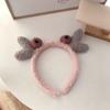 Diadema Especial para Lavar la Cara, Diadema Divertida de Otoño e Invierno con Diseño de Oso Lindo, Cinta para el Pelo, Horquilla, Accesorios para el Pelo, Tocado de Felpa