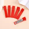 Clip de Pico de Pato Metálico de 3.5/5 cm Pasador de Cobertura Total Pinza Recta Pinza Lateral Hecha a Mano DIY Accesorios para el Cabello