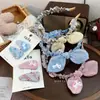 Accesorios para el pelo de poni bordados lindos estilo coreano para principios de primavera del Año del Caballo, diadema de cuadros coloridos simple versátil para flequillo lateral de niños