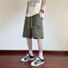 Pantalones Cortos de Verano 2025 para Hombre para Deportes al Aire Libre, Casual para Pareja, Secado Rápido, Modernos, Holgados, Estilo Hong Kong, de Seda Helada, Deportivos