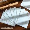 Traje de Papel para Cartas con Sobre Artístico Bolsa para Guardar Cartas de Amor Romántico de Alto Nivel Postal para Invitaciones Papel para Cartas de Pintura