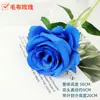 Rosa Simulada Toque Único Rosa de Veludo Cascata de Flores Simuladas Casamento Decoração de Casa Arranjo Flor Artificial Atacado