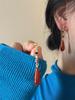 2023 Nuevos Largos Nuevo Nicho Chino Gotas de Agua Nuevo Clásico Chino Cheongsam Pendientes Sin Agujeros en las Orejas