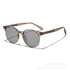 Nuevas Gafas de Sol Redondas Elegantes para Mujer, Gafas de Sol Personalizadas de Gama Alta con Protección Solar, Gafas de Sol de Aguja Plana con Aspecto Natural