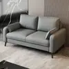 Sofá minimalista nórdico para apartamento pequeño, apartamento de alquiler, sala de estar, recepción de oficina, tienda de ropa, sofá pequeño de dos o tres plazas