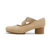 Sapatilhas Prateadas para Mulheres, Sapatos Mary Jane Estilo Ballet em Couro Genuíno, Sapatos de Salto Alto Versáteis para Mulheres, Sapatos Rasos Estilo Retrô Francês