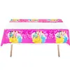 Mantel de Dibujos Animados Anime en Stock Transfronterizo 108*180cm Decoración de Fiesta de Cumpleaños Temática Atrezzo Desechable para Montaje