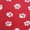 Manta de Forro Polar de Doble Cara para Mascotas Transfronteriza para Perros, Manta Caliente para Mascotas, Manta con Huellas de Patas de Gato y Perro, Colchoneta para Dormir, Esterilla para Mascotas