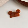 Pinza para el pelo pequeña linda de orejas de Mickey japonesa y coreana clip lateral de acetato estándar de oro clip para flequillo clip de pico de pato pelo suelto
