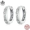 Aifule estilo europeo y americano patrón retro hebilla de oreja plata esterlina s925 aretes versátiles joyería para mujer transfronterizo caliente