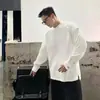 Moletom Liso Pesado Novo 2026 para Homens, Estilo Americano para Primavera e Outono, Design de Nicho, Camisa de Manga Longa para Camada Base