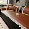 Cojín de Sofá de Ratán Hielo de Lujo para Verano 2026 Nuevo Modelo Cojín Refrigerante de Seda Hielo de Verano Asiento Fijo Antideslizante para Verano