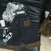 Jaqueta Infantil Estampa de Leopardo Casaco Estilo Coreano Outono 2026 Nova Roupa Infantil Meninos Bebê Primavera e Outono Versátil Top