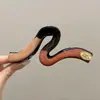 Pinza para el pelo de verano estilo ins con bloques de color para mujer, pasador lindo de lunares japoneses para niña, pinza de tiburón grande para recogidos.