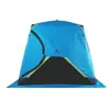 Tienda de campaña totalmente automática para acampar al aire libre, pesca de invierno, tienda de algodón, tres capas, engrosada, a prueba de viento, a prueba de frío, refugio para pesca en hielo