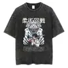 Camiseta Estampada Gráfica de Satoru Gojo Anime Jujutsu Kaisen Camiseta m