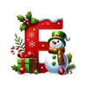 Novo Carro Pendurado Árvore de Natal Plana Transfronteiriça Feriado Carta de Natal 26 Pingente Decorativo Decoração de Boneco de Neve Acrílico