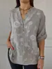 Estación Primavera y Verano 2025 Estación Independiente Camisa de Mujer con Botones Bordados de Encaje Cuello en V Europea y Americana Amazon Transfronteriza Blanca