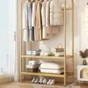 Perchero de pie para dormitorio, uso doméstico, perchero de esquina simple, estante de almacenamiento y secado de ropa para interior en esquina