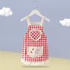 Babador de Jantar Infantil de Verão Macacão de Bebê Feminino Infantil Meninas Sem Mangas Impermeável à Prova de Sujeira Retrorefletor de Bebê Bolso de Comida para Vestir
