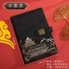 Caderno Retro Estilo Chinês Personalizado, Caderno Personalizado A5 para Reunião de Negócios, Caderno Espesso Estudante em Couro Sintético