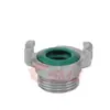 SME072213 conector rápido de aço inoxidável rosca externa de 1/2 polegada conector rápido de cartão gradeado de aço inoxidável