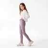 Leggings de Color Sólido Estilo Coreano Nuevos para Otoño e Invierno, Pantalones Ajustados Elásticos de Algodón para Niños Mayores, Pantalones para Niñas