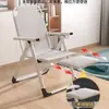 Sillón Reclinable Plegable Silla de Oficina para Hora de Almuerzo de Doble Propósito Silla para Computadora para el Hogar Silla Sofá Perezoso para Dormitorio Respaldo Silla de Ocio