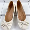 Zapatos Planos Mocasines de Piel Suave Estilo Nuevo sin Cordones con Lazo, Punta Cuadrada, Boca Baja, Transpirables, Versátiles y Elegantes
