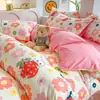 Funda de edredón de una pieza 150x200x230, engrosada, para cama individual de dormitorio, uso doméstico, no 100% algodón, algodón puro, algodón lavado 3