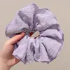 Goma para el pelo con lazo dulce para niñas, elegante goma de encaje para coletas bajas y peinados de moño