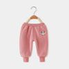 Pantalones para niños, primavera, otoño e invierno, forro polar, ropa exterior para bebé, pantalones de forro polar, pantalones casuales gruesos y cálidos para bebé, ropa de invierno