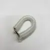 Anillo de Aleación Personalizado Cuerda de Resorte Llavero de Resorte Cuerda Retráctil Soporte para Tarjetas Cordón Elástico Llavero Moderno Minimalista