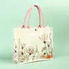 Bolsa de Lona Cultural e Criativa do Museu de Xi'An Guerreiros de Terracota Símbolo da Cidade Criativa Bolsa de Mão Lembrança de Viagem