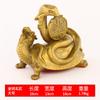 Adornos de Tortuga Xuanwu Latón Emperador Xuanwu Decoración para el Hogar Sala de Estar Oficina Tamaño Grande Bestia Divina Tortuga Xuanwu Serpiente