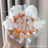 Colección de Celebridades con Temática Naranja Etiquetas de Identificación de Apoyo DIY Reflectantes Tela No Tejida Colgantes Exquisitos Terminados Mercancía de Concierto