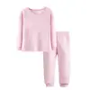 Roupas de outono para crianças calças compridas conjunto algodão aéreo espessado outono e inverno roupa íntima térmica infantil roupas quentes atacado