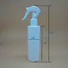 Botella de Plástico Blanca de Hombro Plano de 200ML para Dispensar Tipo Ratón Botella de Plástico PE