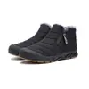 Ventas Directas de Fábrica Transfronterizas Invierno Terciopelo Suela Gruesa Impermeables Botas de Nieve Cálidas y Transpirables Pareja Caña Alta Casual Zapatos de Algodón