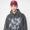 HIPHOP XXXTentacion Estampado de Figura Estilo Americano Retro Sudadera con Capucha Suéter de Rap