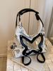 Mochila para Mujer de Gran Capacidad para Viajes Casuales 2026 Nuevo Estilo Mochila Estilo Universitario Bolso Tote Multifuncional de Hombro Cruzado