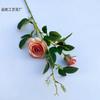Rosa búlgara com botões Rosa Casamento Auditório Layout Simulação Flores Soft-fitting Paisagem Comércio Exterior Flores Falsas