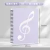 Clip para partituras clip de música clip para partituras de piano clip para piano de hoja suelta libro de almacenamiento de partituras carpeta de libro de datos libro de partituras de canciones
