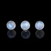 Pedra da Lua Azul Natural Contas Redondas Não Porosas Contas Soltas Labradorita de Luz Azul Contas de Pedra da Lua Acessórios de Cristal DIY
