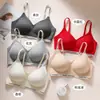 Ropa interior sin costuras para mujeres con poco busto, Realzadora y cómoda, Sin costuras con una sensación natural, Soporte lateral para senos laterales, Anticaída, Sujetador de bloqueo de color